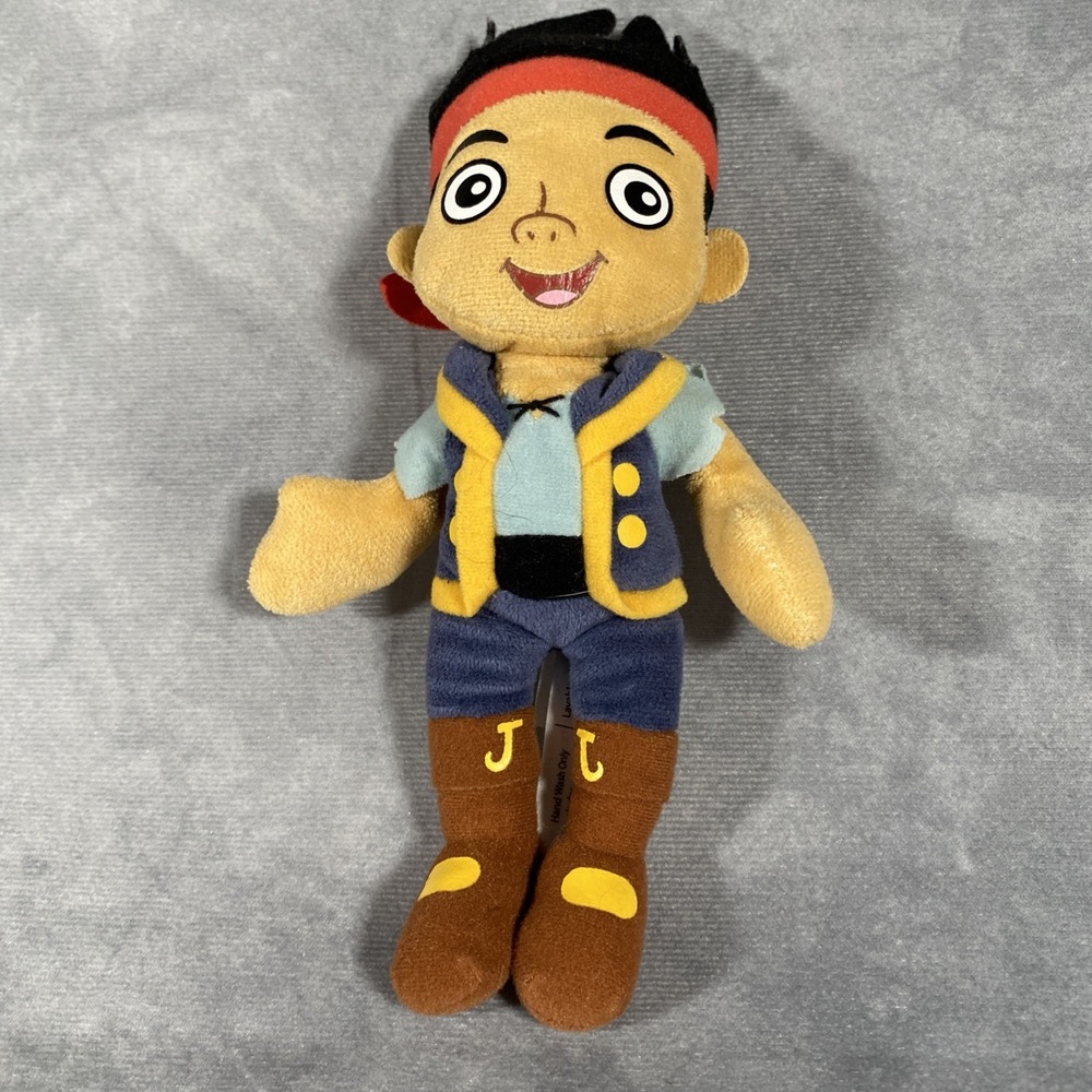 Disney Jake And The Neverland Pirates 9" Plush Toy Stuffed Animal